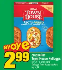 Super C craquelins Town House Kellogg's | Kellogg's TownHouse crackers offer