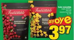 Super C fruits Irrésistible | Irrésistible frozen fruits offer