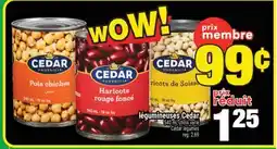 Super C Légumineuses Cedar | Cedar legumes offer