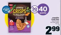 Super C craquelins CrispsDare | DareCrisps crackers offer
