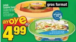 Super C salade Fontaine Santé | FontaineSanté salad offer