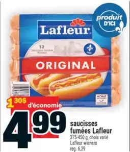Super C saucisses fumées Lafleur | Lafleur wieners offer