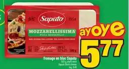 Super C fromage en bloc Saputo | Saputo block cheese offer