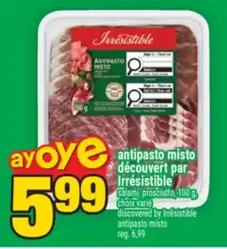 Super C antipasto misto découvert par Irrésistible | discovered by Irrésistible antipasto misto offer
