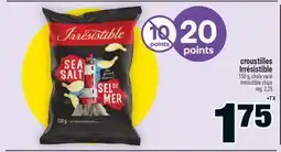 Super C croustilles Irrésistible | Irrésistible chips offer