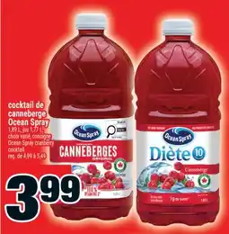 Super C cocktail de canneberge Ocean Spray | OceanSpray cranberry cocktail offer