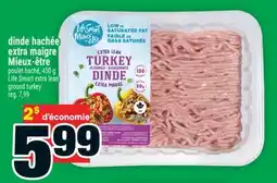 Super C dinde hachée extra maigre Mieux-être | Life Smart extra lean ground turkey offer
