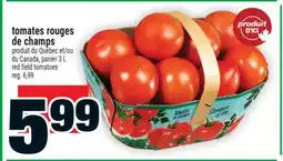 Super C tomates rouges de champs | red field tomatoes offer