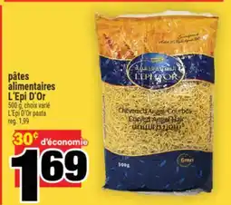 Super C pâtes alimentaires L'Epi D'Or | L'Epi D'Or pasta offer