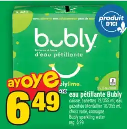 Super C eau pétillante Bubly | Bubly sparkling water offer