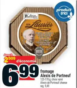 Super C fromage Alexis de Portneuf | AlexisdePortneuf cheese offer