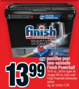 Super C pastilles pour lave-vaisselle Finish Powerball | Finish Powerball dishwasher tablets offer