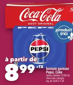 Marche Ami boisson gazeuse Pepsi, Coke offer