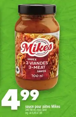 Marche Ami sauce pour pâtes Mikes offer