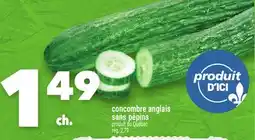 Marche Ami concombre anglais sans pépins offer