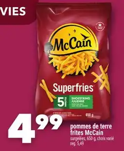 Marche Ami pommes de terre frites McCain offer