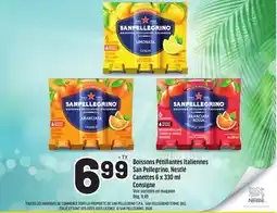 Marche Ami Boissons Pétillantes Italiennes San Pellegrino, Nestlé Canettes offer