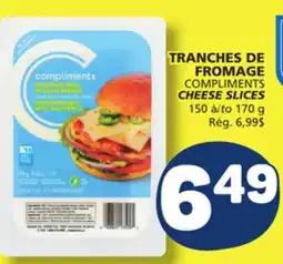 Marché Bonichoix COMPLIMENTS CHEESE SLICES offer