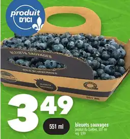 Marche Ami bleuets sauvages offer