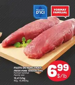 Marché Bonichoix FRESH PORK TENDERLOINS offer