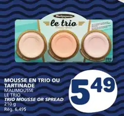 Marché Bonichoix MALIMOUSSE LE TRIO TRIO MOUSSE OR SPREAD offer