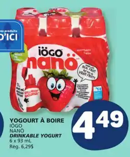 Marché Bonichoix IÖGO NANÖ DRINKABLE YOGURT offer