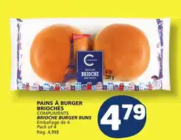 Marché Bonichoix COMPLIMENTS BRIOCHE BURGER BUNS offer