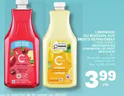 Marché Bonichoix COMPLIMENTS REFRIGERATED LEMONADE OR FRUIT BEVERAGE offer
