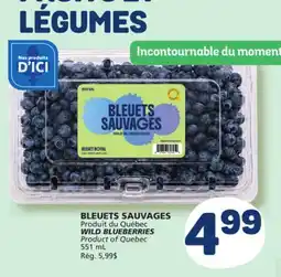 Marché Bonichoix WILD BLUEBERRIES offer
