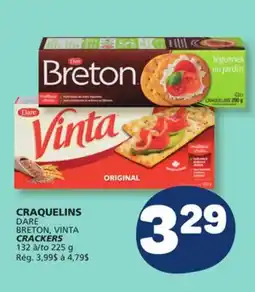 Marché Bonichoix DARE BRETON, VINTA CRACKERS offer