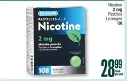 Jean Coutu Nicotine Pastilles Lozenges offer