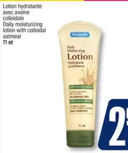 Jean Coutu Personnelle Daily moisturizing lotion with colloidal oatmeal offer