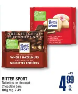 Jean Coutu RITTER SPORT Chocolate bars offer