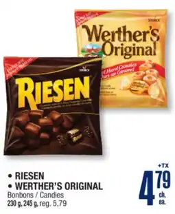 Jean Coutu RIESEN OR WERTHER'S ORIGINAL Candies offer