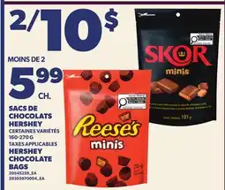 Provigo SACS DE CHOCOLATS HERSHEY | HERSHEY CHOCOLATE BAGS offer