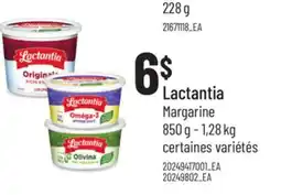 Provigo LACTANTIA MARGARINE, 850 g - 1,28 kg offer