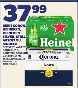 Provigo BIÈRE CORONA, HEINEKEN, HEINEKEN SILVER, STELLA ARTOIS OU MODELO, 24X330/355 ML offer