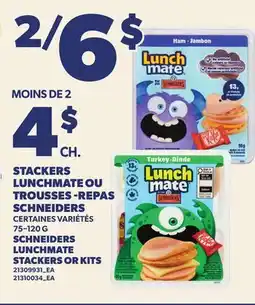 Provigo STACKERS LUNCHMATE OU TROUSSES -REPAS SCHNEIDERS | SCHNEIDERS LUNCHMATE STACKERS OR KITS offer