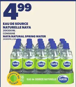 Provigo EAU DE SOURCE NATURELLE NAYA | NAYA NATURAL SPRING WATER offer