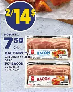 Provigo BACON PC | PC BACON offer