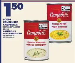 Provigo SOUPE CONDENSÉE CAMPBELL'S | CAMPBELL'S CONDENSED SOUP offer