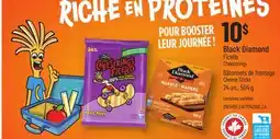Provigo BLACK DIAMOND FICELLO CHEESTRINGS | BÂTONNETS DE FROMAGE CHEESE STICKS offer