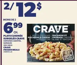 Provigo PLATS CUISINÉS SURGELÉS CRAVE | CRAVE FROZEN MEALS offer