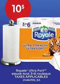 Provigo ROYALE ULTRA FORT ESSUIE-TOUT, 3=6 ROULEAUX offer