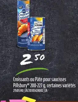 Provigo CROISSANTS OU PÂTE POUR SAUCISSES PILLSBURY offer