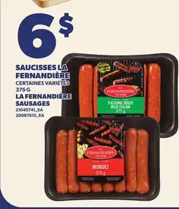 Provigo SAUCISSES LA FERNANDIÈRE | LA FERNANDIÈRE SAUSAGES offer
