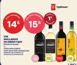 Provigo VIN WALLAROO OU SMOKY BAY offer