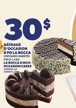 Provigo GÂTEAUX D'OCCASION 8 PO LA ROCCA | LA ROCCA 8 INCH OCCASION CAKES, 935 G-1,4 KG offer
