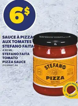 Provigo SAUCE À PIZZA AUX TOMATES STEFANO FAITA | STEFANO FAITA TOMATO PIZZA SAUCE offer