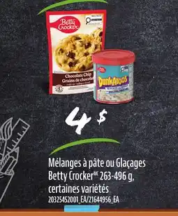 Provigo MÉLANGES À PÂTE OU GLAÇAGES BETTY CROCKER offer